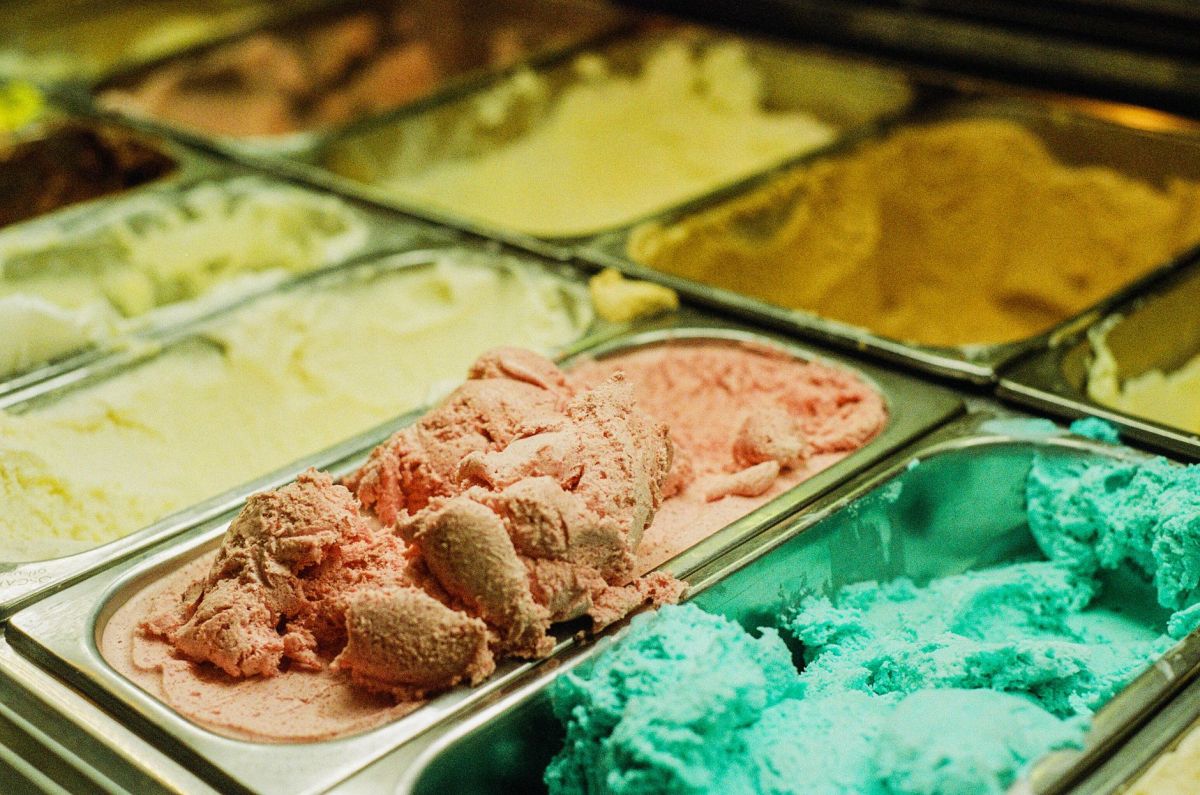 Gelato con ghiaccio e Sale